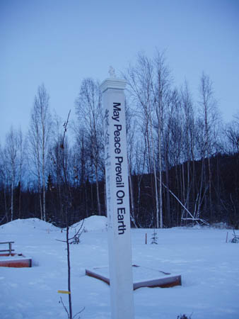 visitor Peace Pole